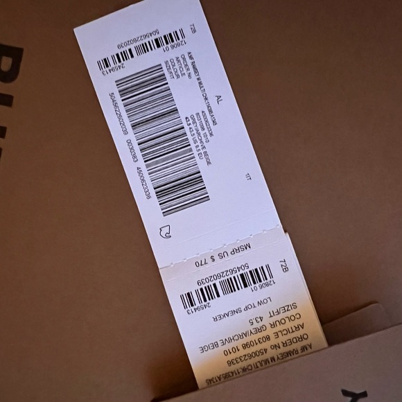 Men Burberry Ramsey Multi CHK Size 43.5 - Picture 7 of 9